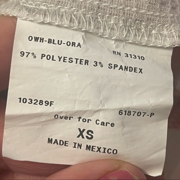 BCX Striped Top Multicolored size XS - Picture 4 of 6